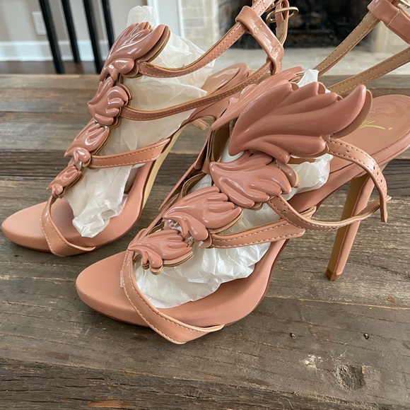 Giuseppe Zanotti Cruel Summers Sz 8 Authentic Heels Made in Italy, Pale Pink - Picture 5 of 14